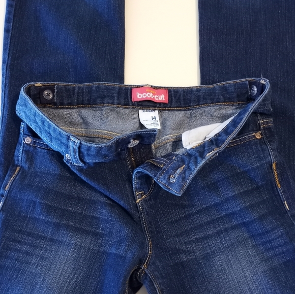 Old Navy Boot Cut Jeans Girls Size 14 - Picture 12 of 13
